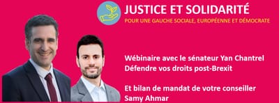 Webinaire avec Yan Chantrel et bilan de mandat de Samy Ahmar: Justice et Solidarité